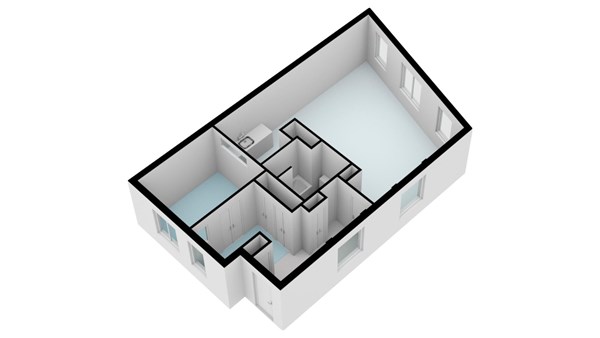 Floorplan - Beulingstraat 4G, 1017 BA Amsterdam